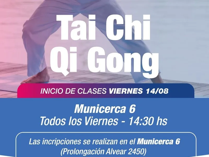 Inician clases de Tai Chi y Qi Gong en MuniCerca 6 desde el 14 de agosto