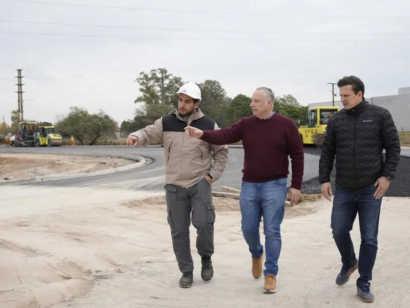 Inició la pavimentación de la nueva autovía en Villa María