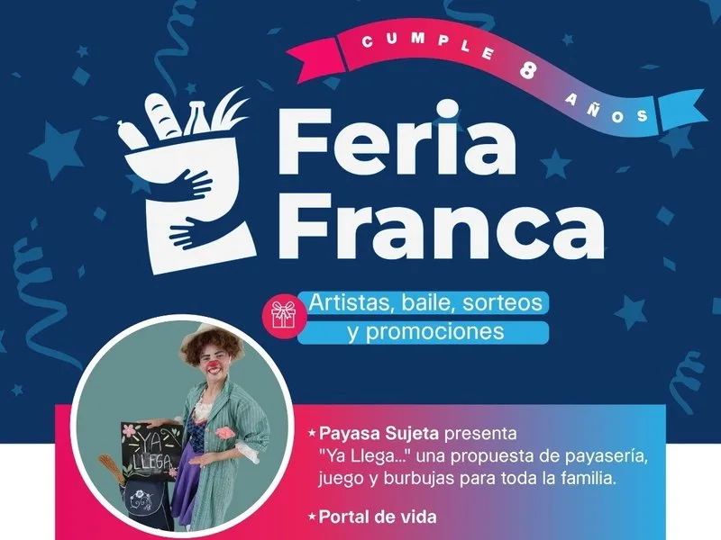 La Feria Franca festejó su octavo aniversario en Plaza Independencia