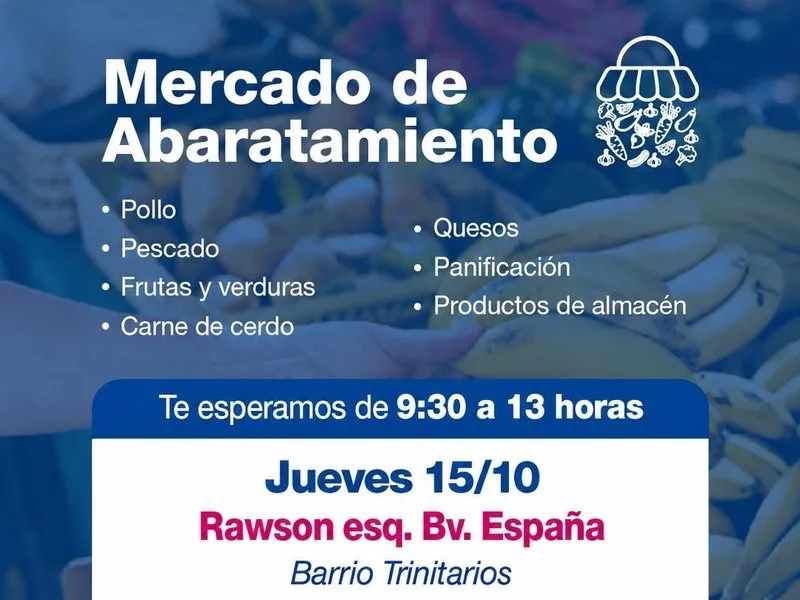 Llegó el Mercado de Abaratamiento a barrio Trinitarios