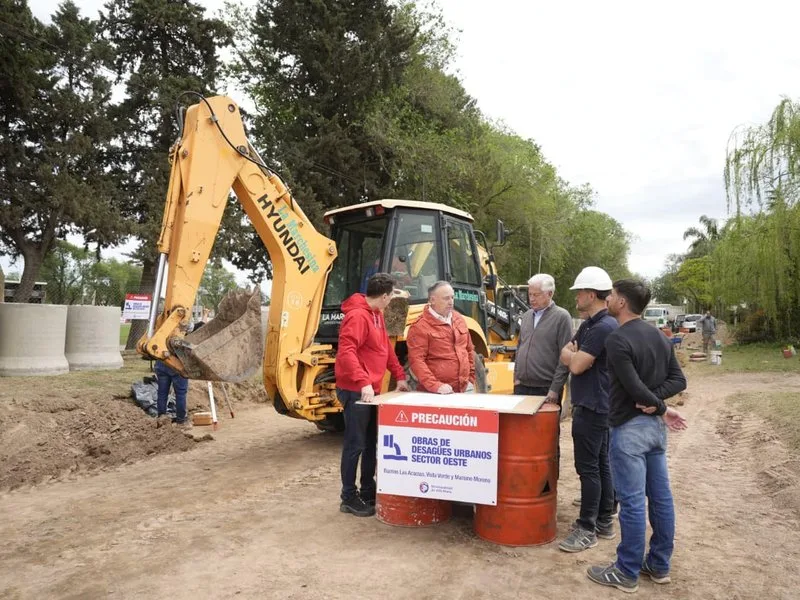Mejoras en el drenaje de barrio Las Acacias beneficiarán a 700 familias