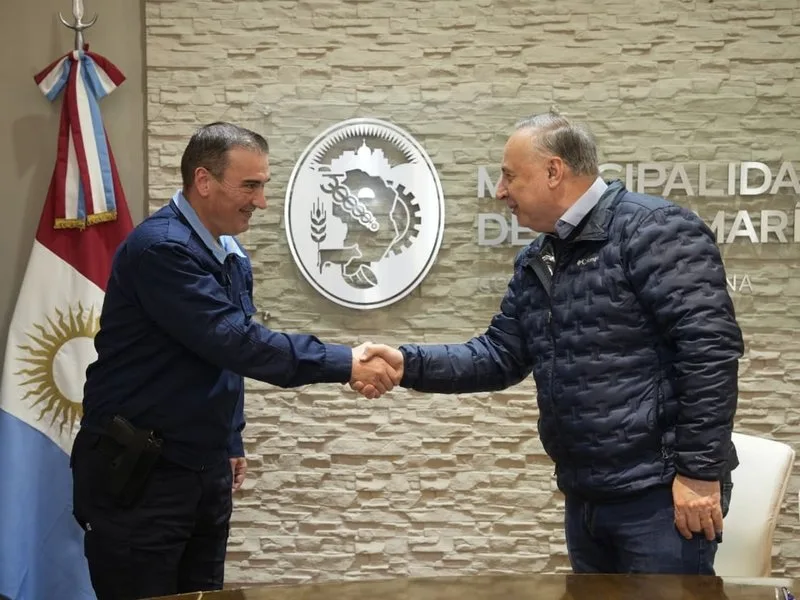 Nuevo director policial se reunió con Accastello en Villa María