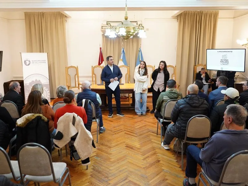 Nuevo programa para rescatar la historia de instituciones en Villa María