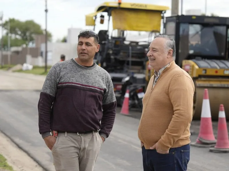 Pavimentación de 400 metros en Portal de Buenos Aires avanza