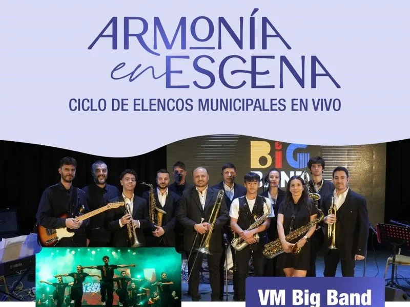 Presentaciones en vivo de elencos municipales en Villa María