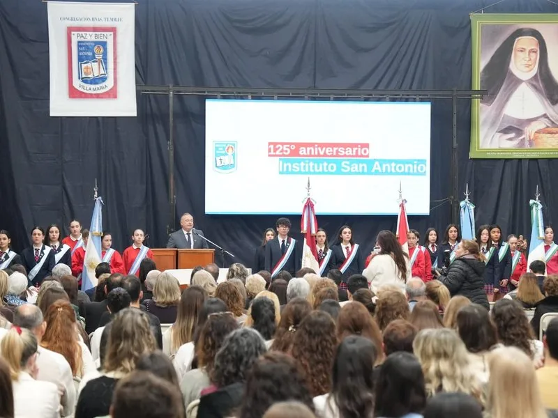 Villa María celebró los 125 años del Instituto San Antonio