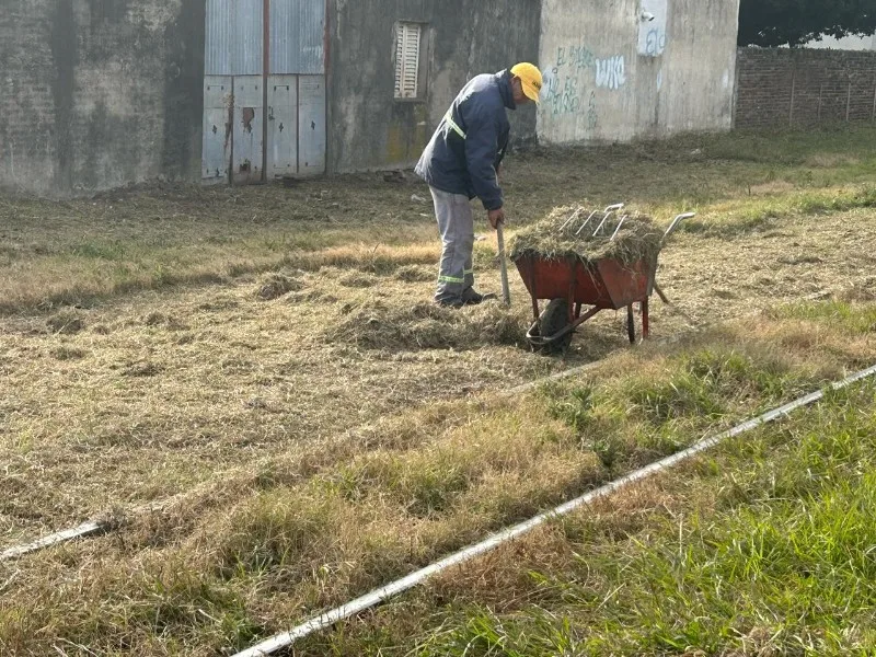 Avanza el mantenimiento del Ferrocarril Belgrano y la reutilización de residuos