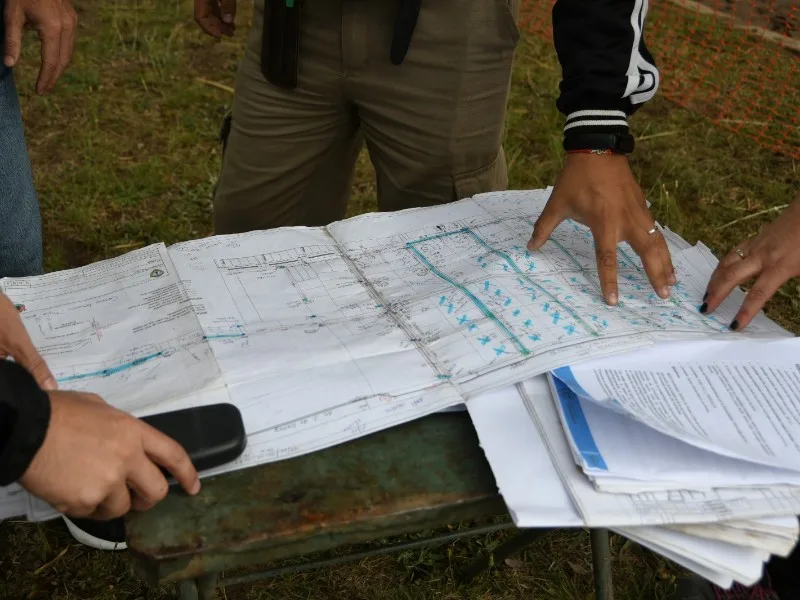 Avanza la obra para extender el servicio cloacal en la zona norte