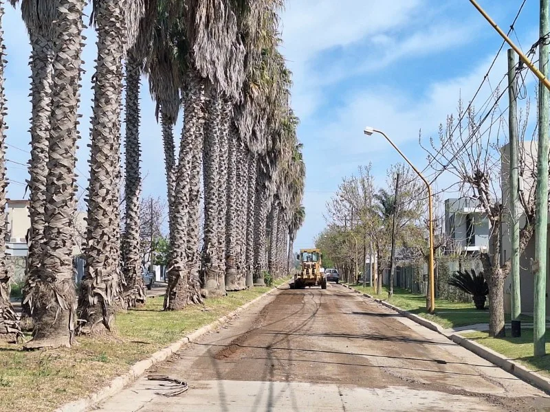 Mejoras en calles de San Francisco: avances en varios barrios