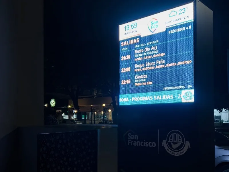 Renovación del acceso a la Terminal de Ómnibus en San Francisco