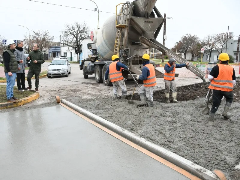Reparación de calles en Av. del Libertador Norte en San Francisco