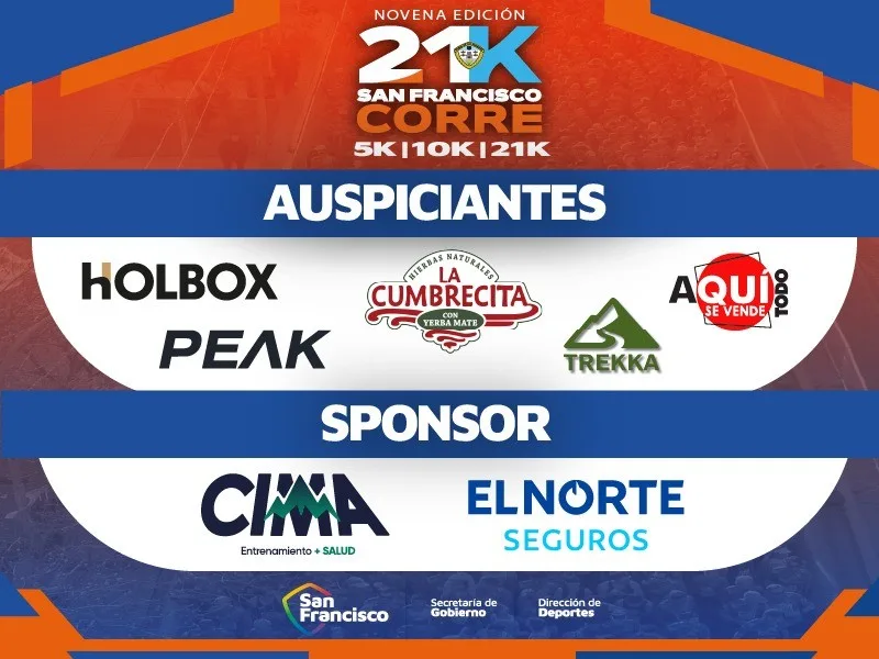 San Francisco Corre 21K: Nuevos recorridos y sponsors oficiales
