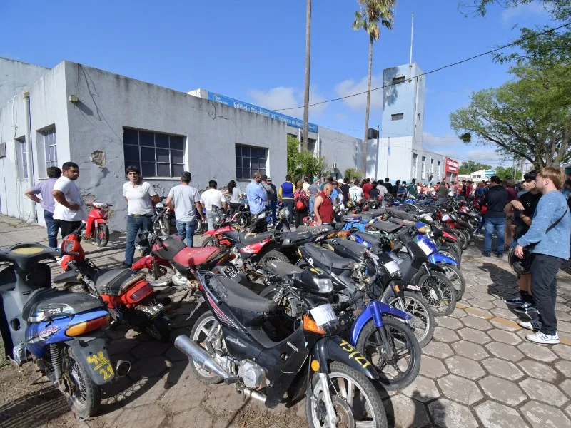 Subasta pública de motos y autos secuestrados en San Francisco