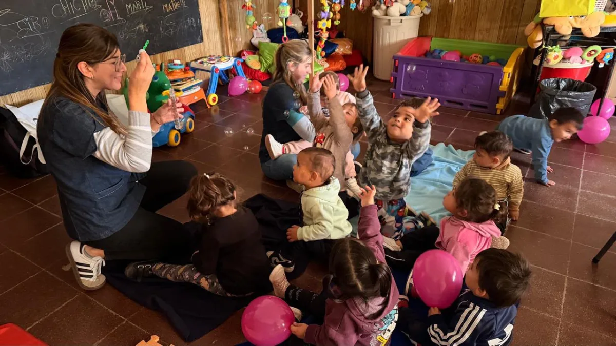 Actividades educativas en la guardería Vigil para la primera infancia