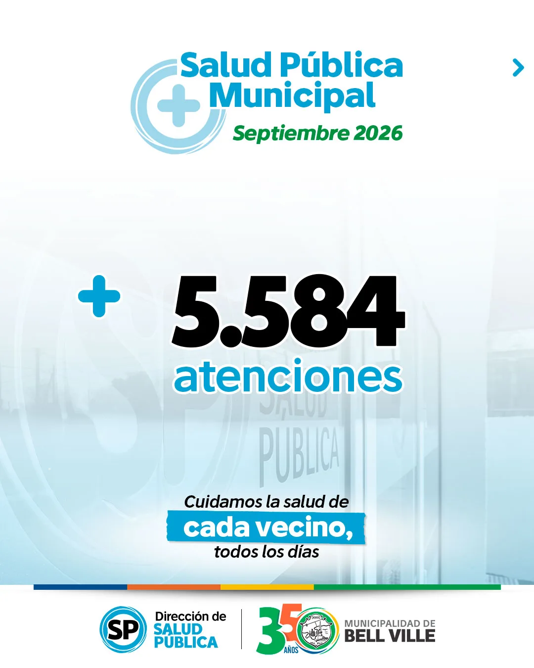 Aumento en consultas de salud pública durante septiembre