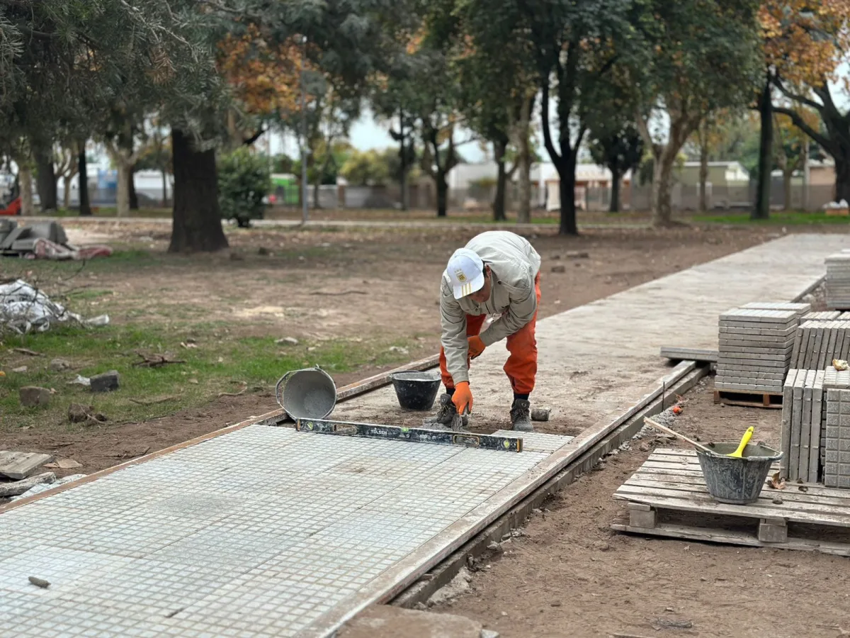 Avances en la Plaza Rubén Márquez: nuevo playón deportivo y más