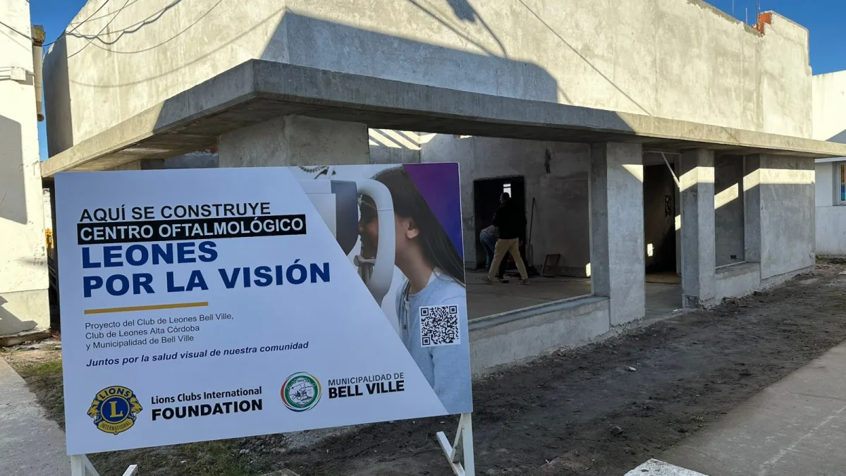 Avanza la construcción del Centro Oftalmológico en Bell Ville