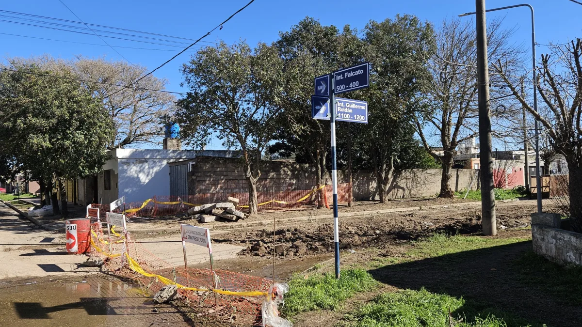 Avanza obra cloacal para el futuro Hospital Regional en Bell Ville