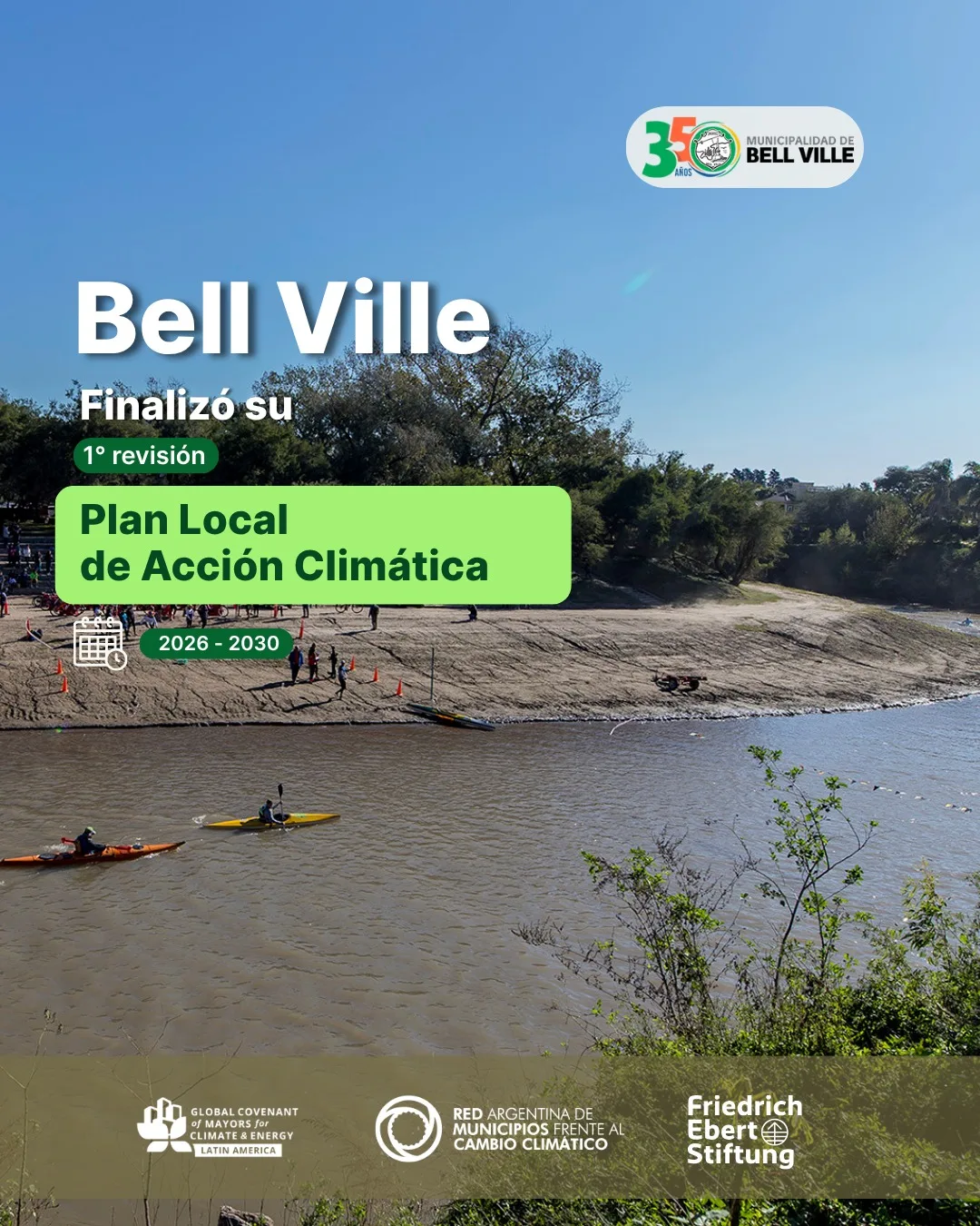 Bell Ville actualiza su Plan de Acción Climática para 2030