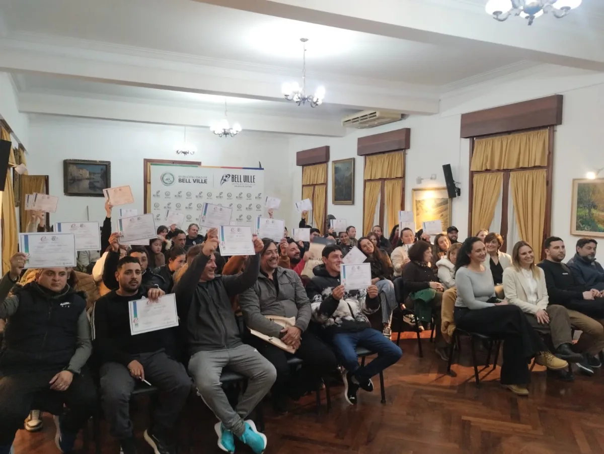 Certificados por cursos de formación profesional en Bell Ville
