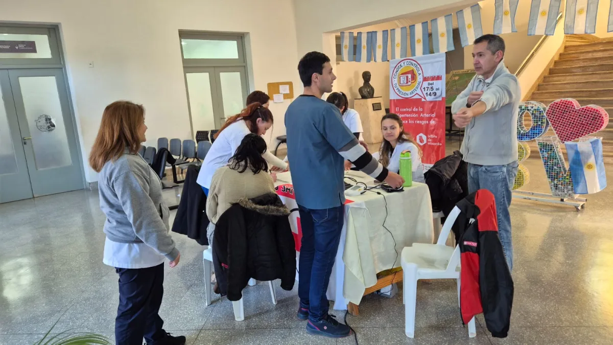 Controles de presión arterial en la Municipalidad para vecinos