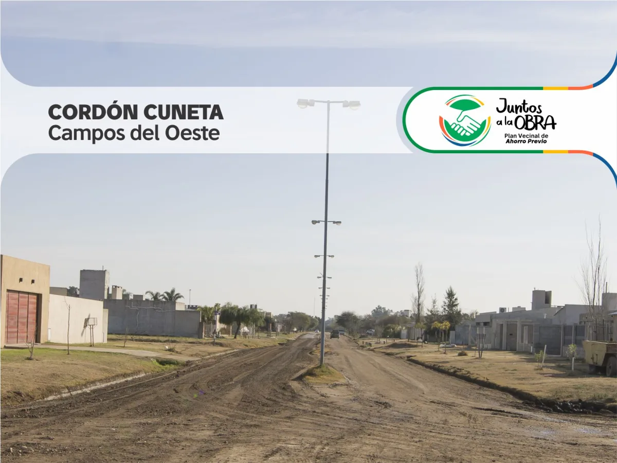 Cordón cuneta para Campos del Oeste tras aprobación del Concejo