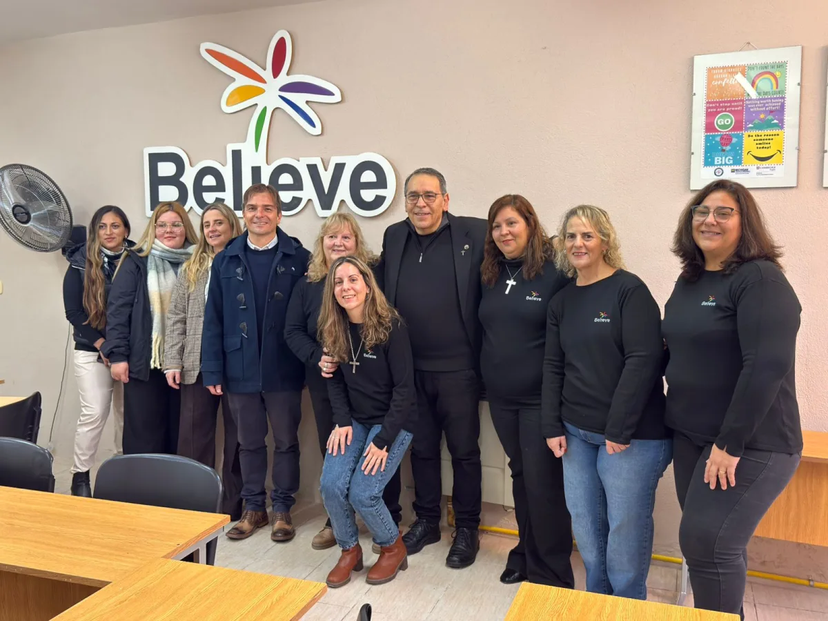 El intendente visitó Believe Centro Integral de Estudios en Bell Ville