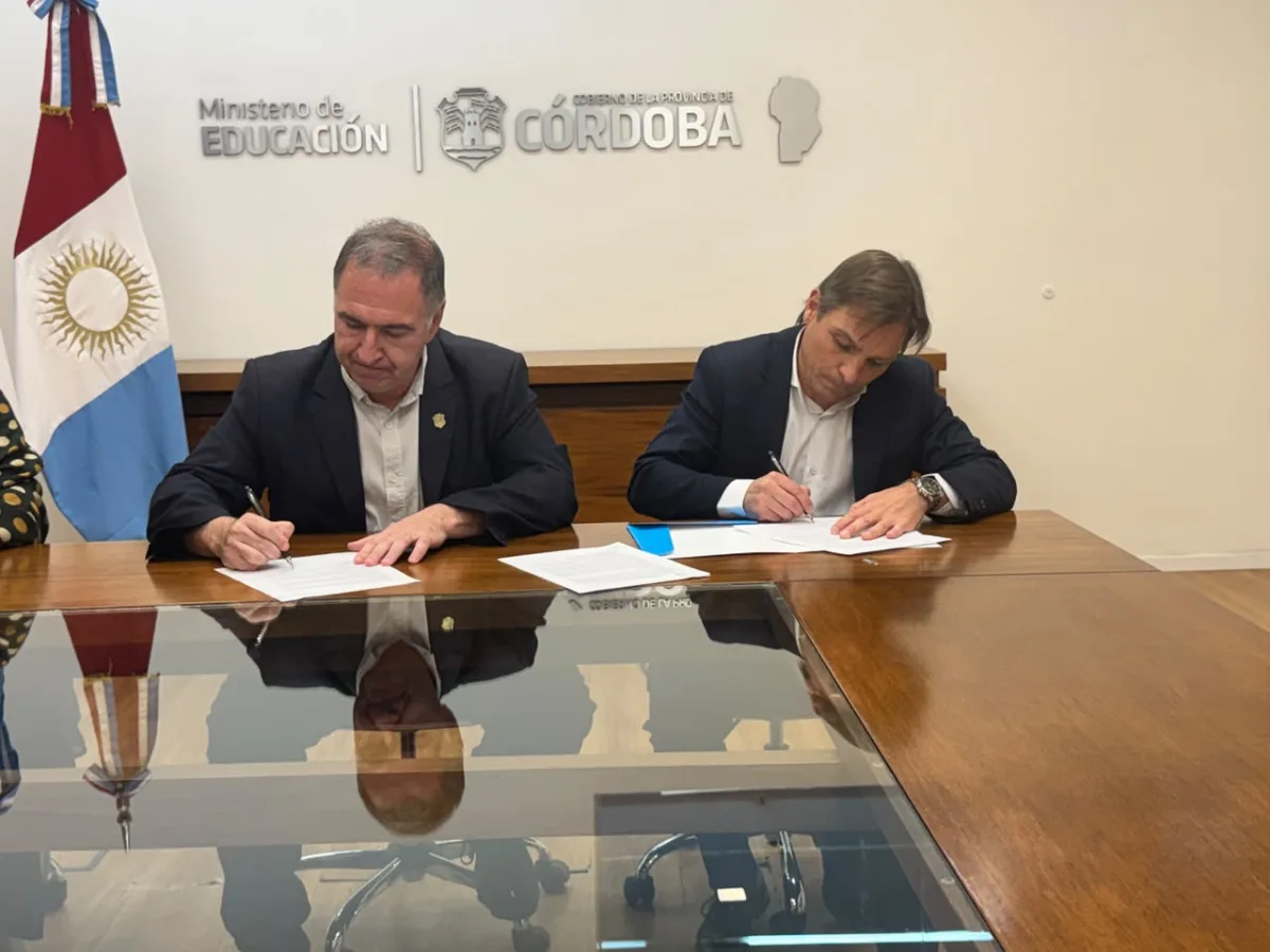 El municipio firmó acuerdo para mejorar educación en las escuelas