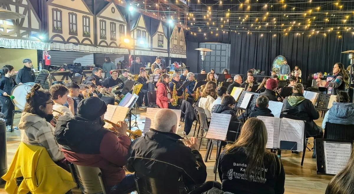 Encuentro de mini y pre bandas en Villa General Belgrano
