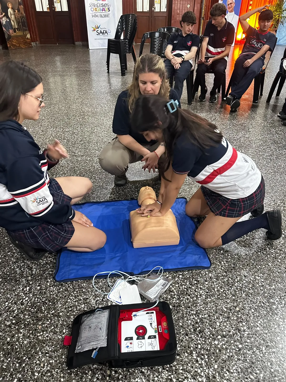 Estudiantes del San José aprendieron primeros auxilios