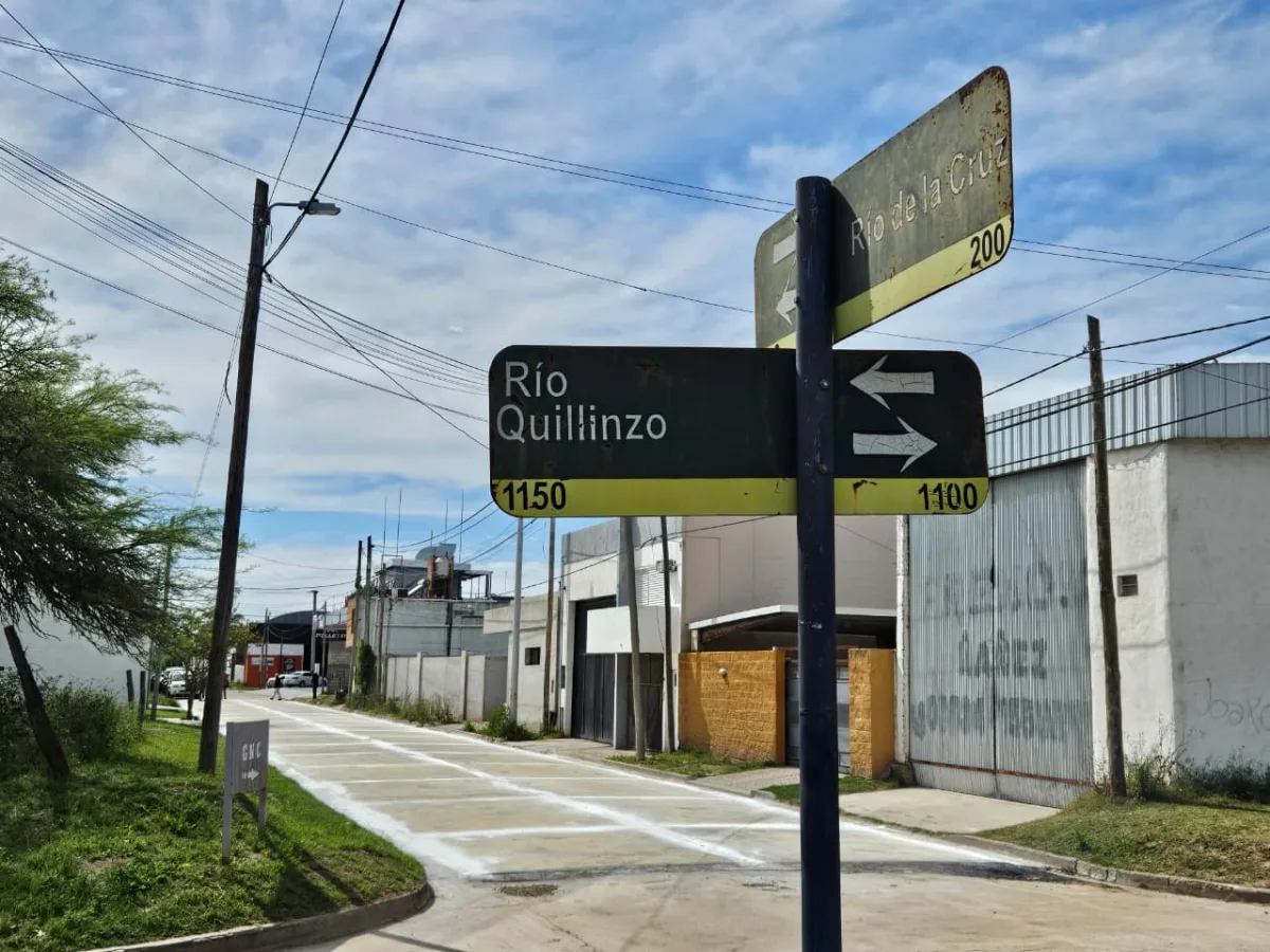 Finalizó la pavimentación en Portal del Río de Bell Ville