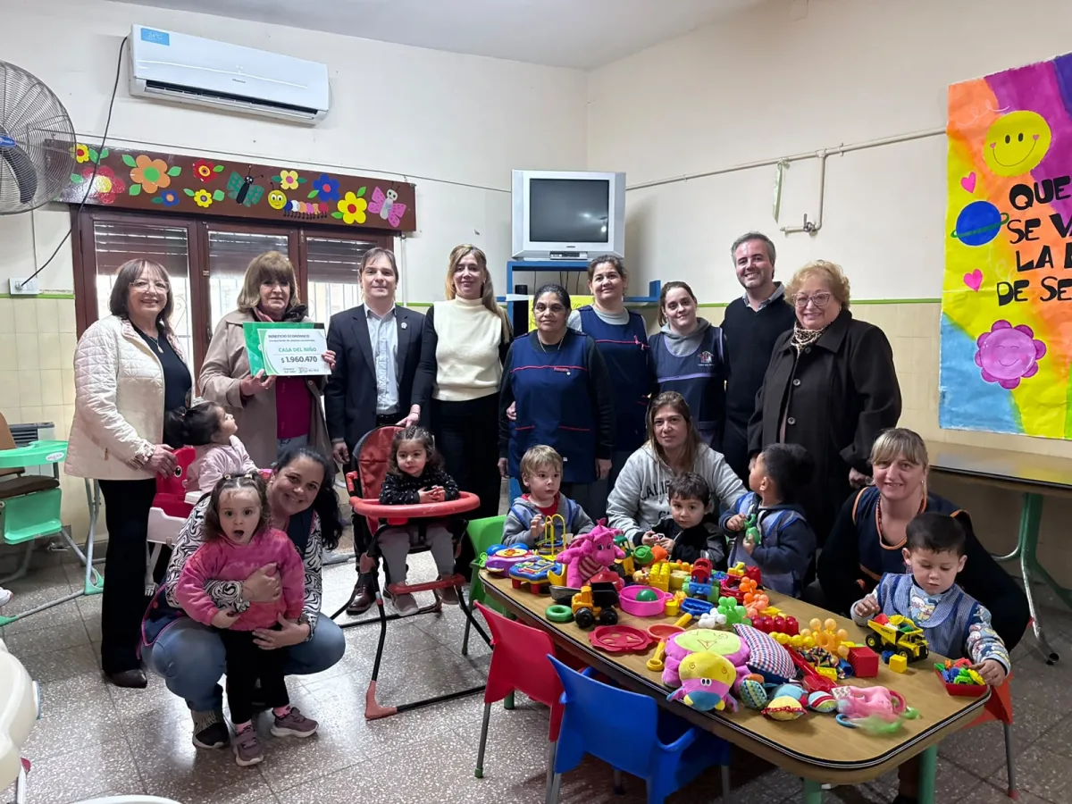 La Casa del Niño recibió casi 2 millones por compactación de vehículos