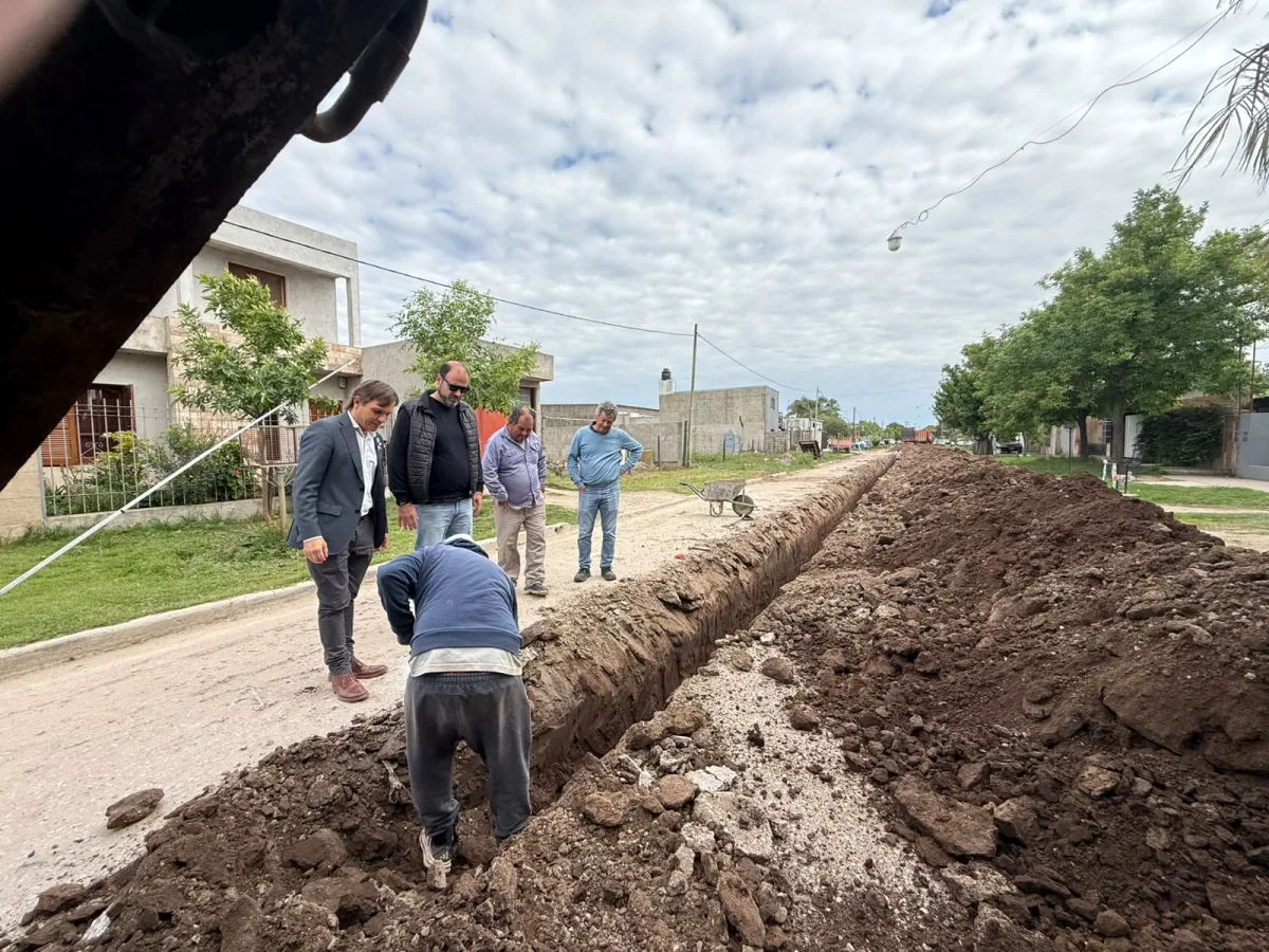 Obras de cloacas avanzan en la ciudad con el plan 100% Agua y Cloacas
