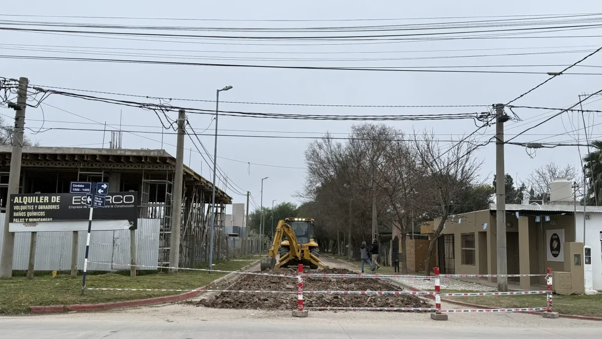 Pavimentación de calles en Bell Ville mejora la infraestructura local