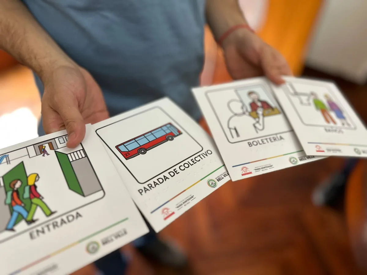 Pictogramas mejorarán la inclusión en espacios públicos de Bell Ville