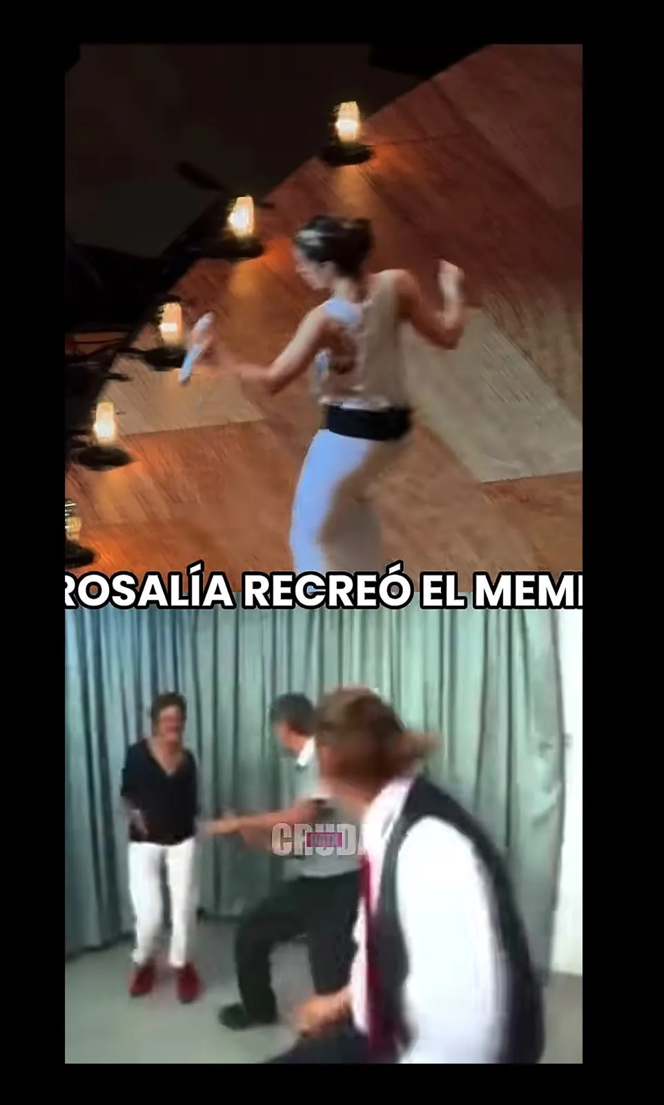 Rosalía homenajeó a Fabián Show en su show en el Movistar Arena