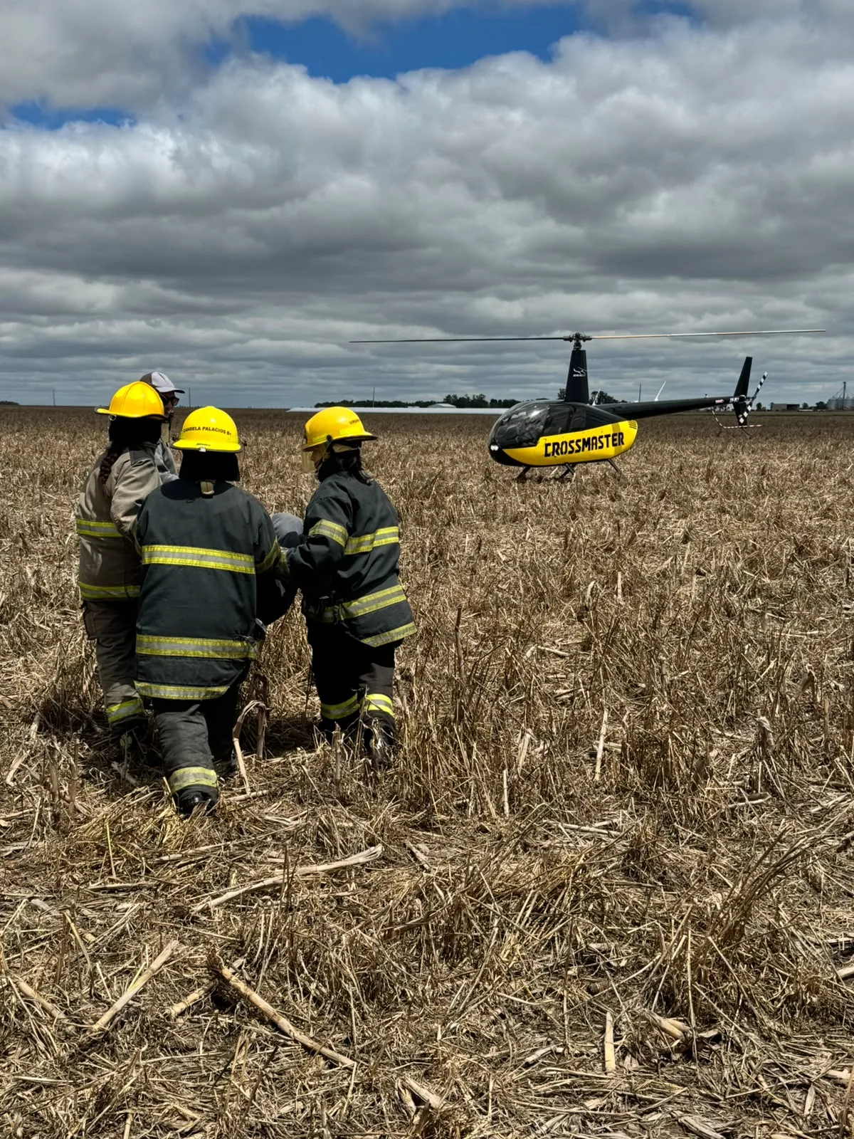 Simulacro de rescate aéreo en Bell Ville fortaleció capacidades de respuesta