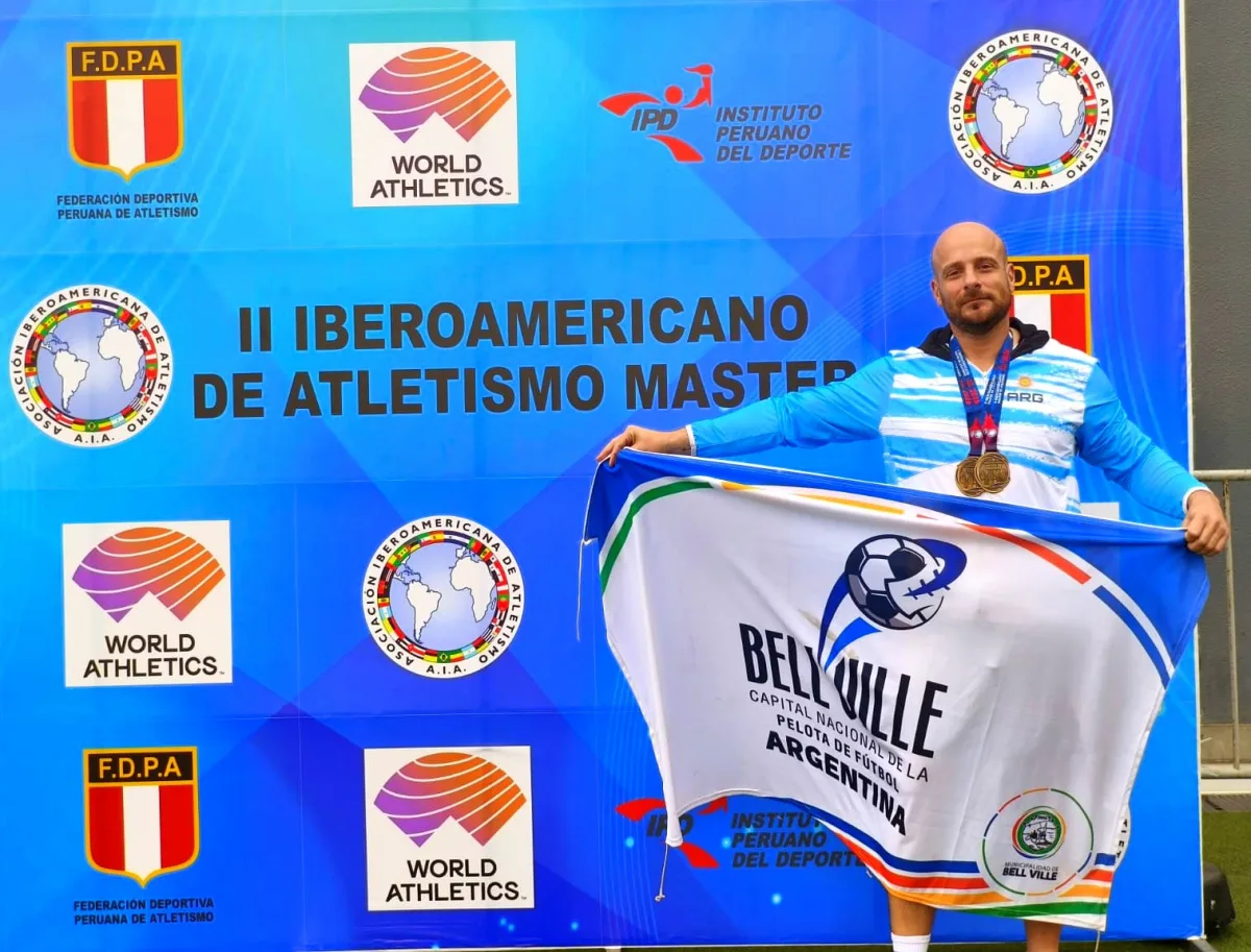 Vitábile trae dos medallas de oro para Bell Ville del Iberoamericano