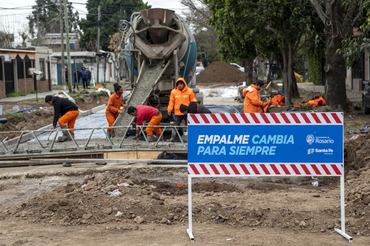 Avanza la obra de infraestructura en Empalme Graneros