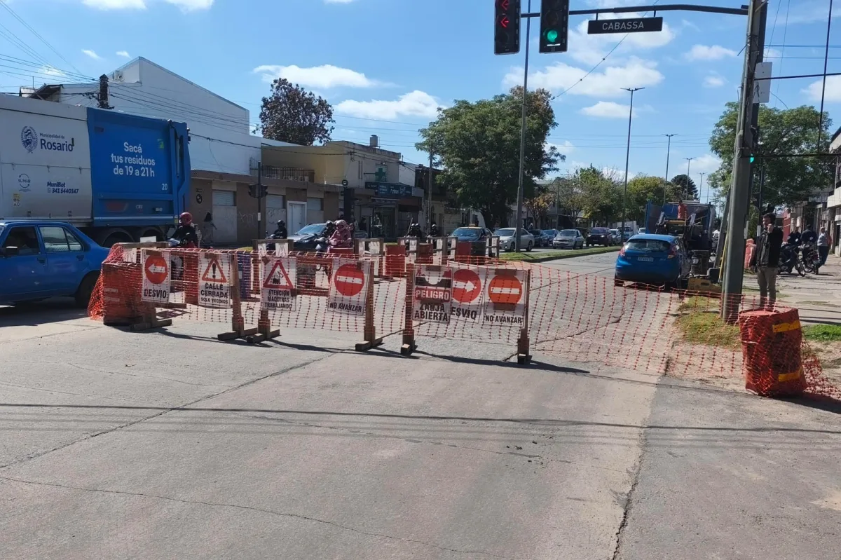Avanza la remodelación de la avenida Casiano Casas en Rosario
