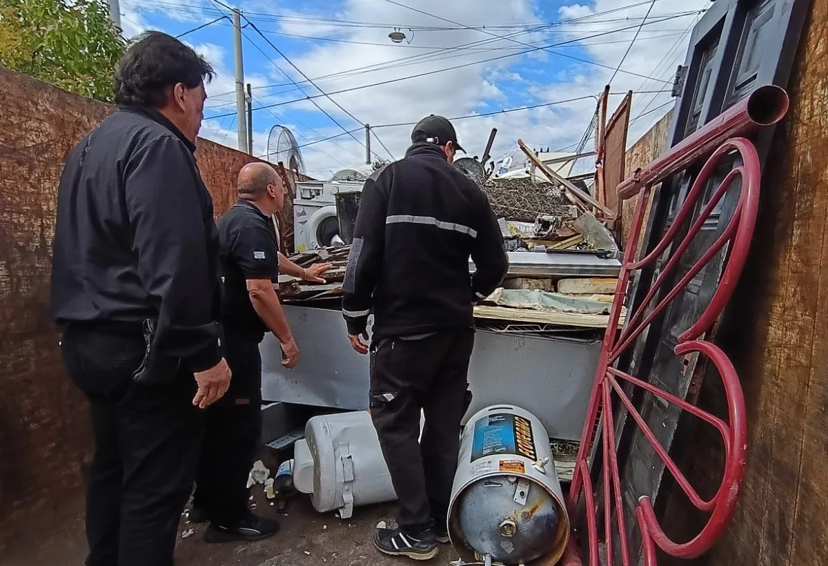Clausuran chatarrerías en Rosario y secuestran materiales en operativos