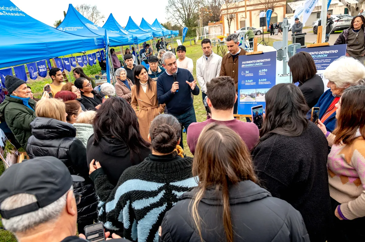 Mejoras viales para el barrio Unión y nueva plaza en Ramos Mejía