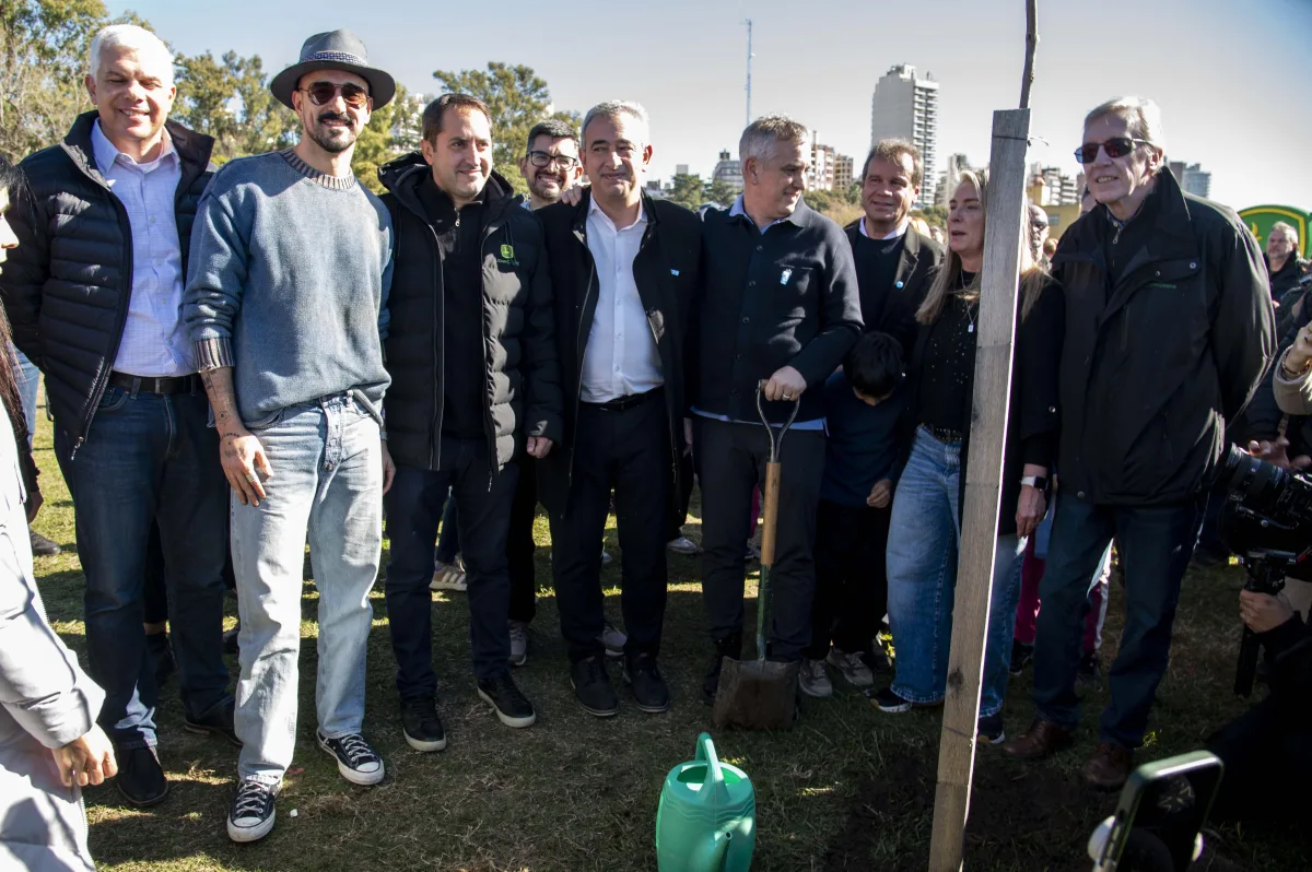 Rosario celebra el árbol un millón de la campaña ambiental