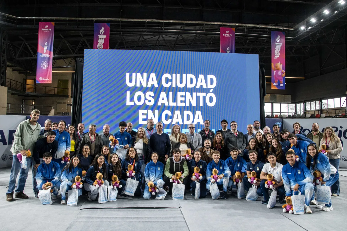 Rosario celebró a sus atletas tras los Juegos Suramericanos 2026