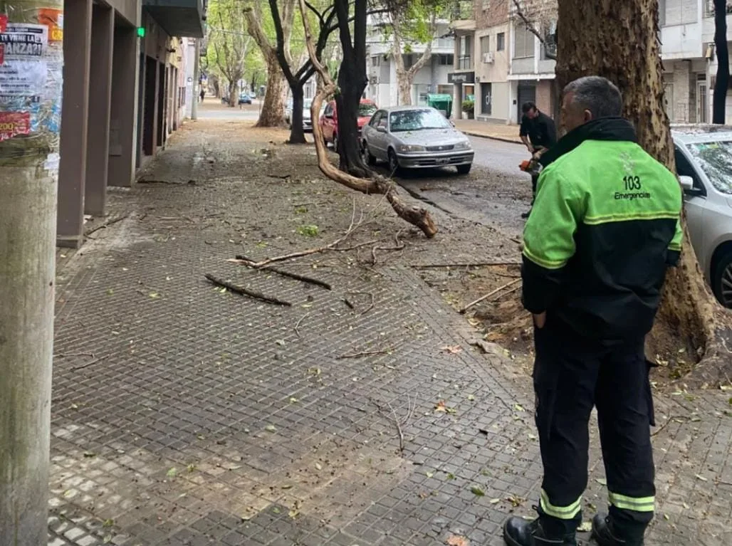 Rosario registró 34 incidentes por tormentas y mantiene alerta amarilla
