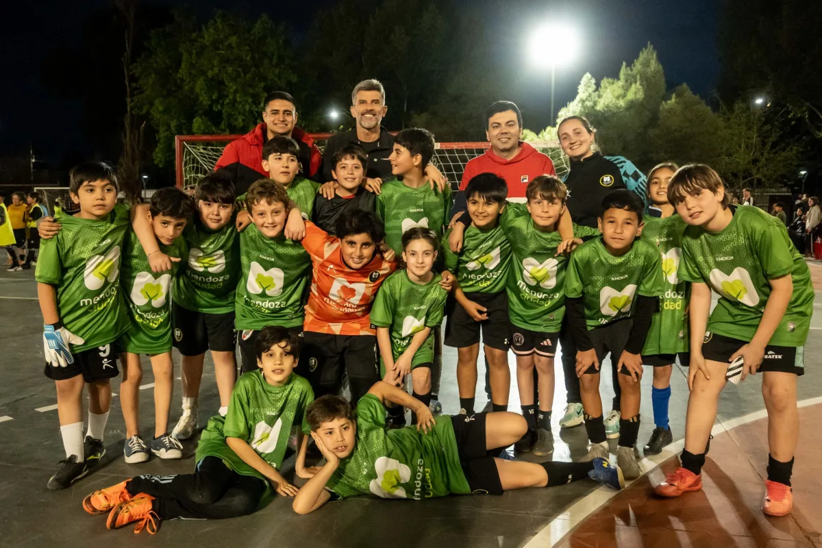 Más de 200 niños disfrutaron del Encuentro de Fútbol Infantil en Mendoza