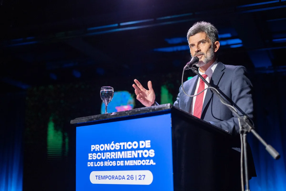 Pronóstico hídrico anticipa una temporada húmeda para Mendoza