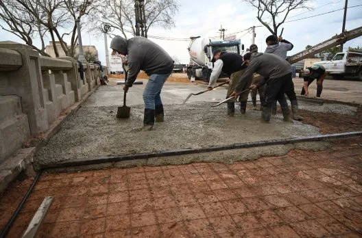 Avanza la renovación de la Costanera en Gualeguaychú