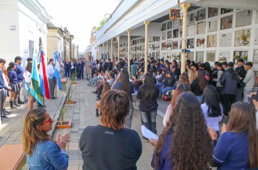 Celebran el natalicio de Pablo Gregorio Haedo en el Cementerio Norte