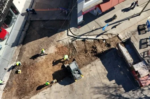 Comienzan obras de pavimentación en intersección de Primera Junta y Lestonnac